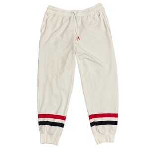 Nautica White Joggers with Navy Accents